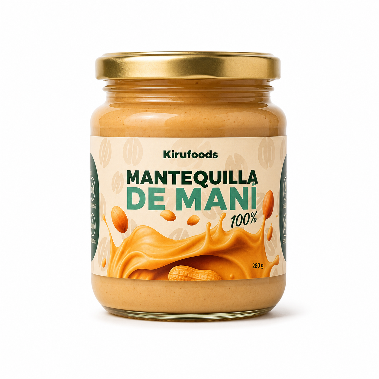 Mantequilla de Maní 100% Natural 280g