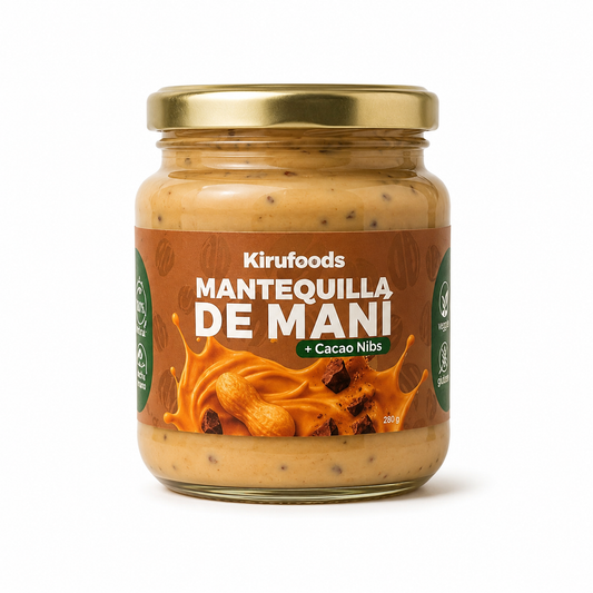 Mantequilla de Maní con Nibs de Cacao 280g